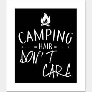 Camping Hair Don't Care Posters and Art